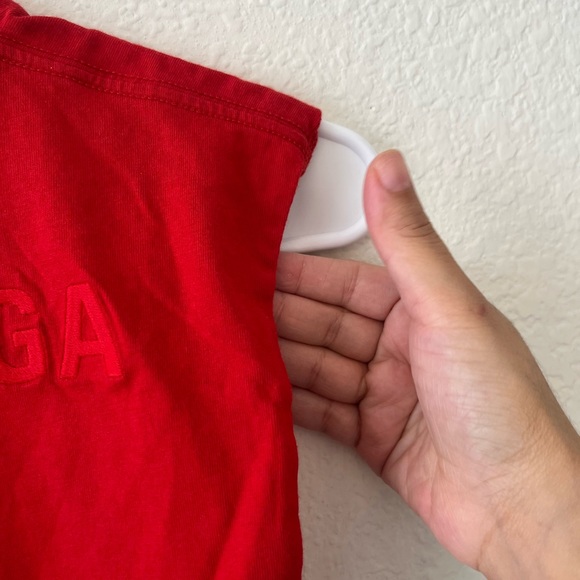 Balenciaga Embossed Red Tank kids Sz 8 fits XS‎ - Picture 8 of 8